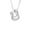 U, variant on Personalized Initial Necklace, Customizable Letter Jewelry for Her, Unique Alloy Name Pendant, Elegant Mothers Day Gift Necklace