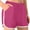 Hot Pink, variant on ZZwxWA Athletic Shorts for Womens Summer Yoga Shorts Sports Quick Dry Elastic Wasit Short Pants Outdoor Sports with Pocket