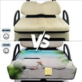 thumbnail image 6 of FUIALDOLG 51x30Inch Beach Theme Golf Cart Seat Cover All Season Protection Anti Skid Summer Golf Cart Seat Towel Blanket Breathable Cooling Club Car Seat Cushion with Storage Pocket, 6 of 8