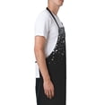 thumbnail image 3 of Picia Silver Glitter1 Waterproof Apron for Unisex Adult - Adjustable Bib Apron with Pockets, Ideal for Cooking, Gardening, Painting, and Household Chores, 3 of 9