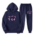 thumbnail image 2 of Aoochasliy Womens Pants Plus Size 2PCS Long Sleeve Pullover Hoodies Sweatshirt and Sweatpants Fall Winter Suit, 2 of 5