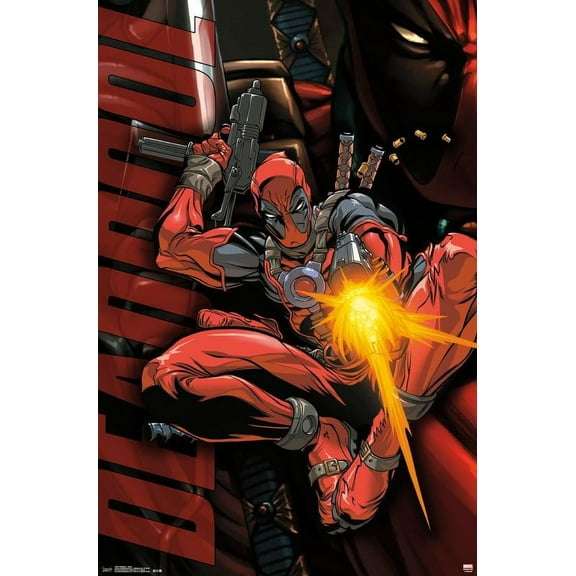 Marvel Comics - Deadpool - Jump Wall Poster, 22.375" x 34"