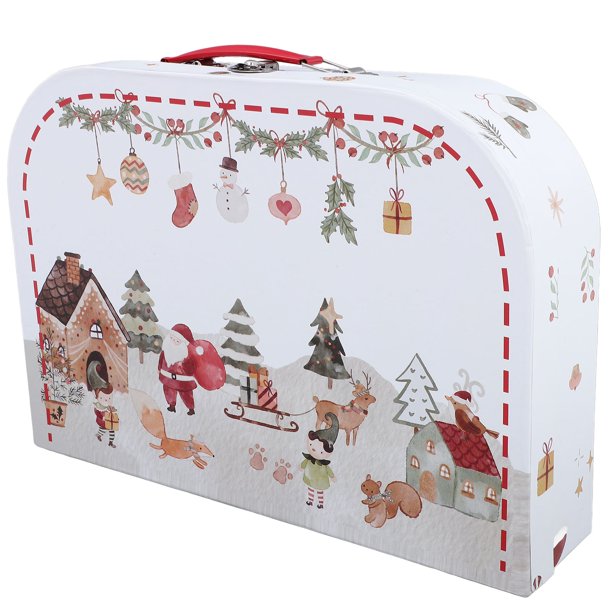 Caja de almacenamiento decorativa, caja de regalo, caja de regalo de papel para fiesta, caja de embalaje de regalo de Navidad