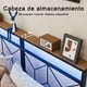 thumbnail image 5 of Base Cama Flotante - con Luces LED Ajustables, Plataforma de Metal con Listones de Acero Resistente con Soporte, no Necesita somier, fácil de Montar, 5 of 8