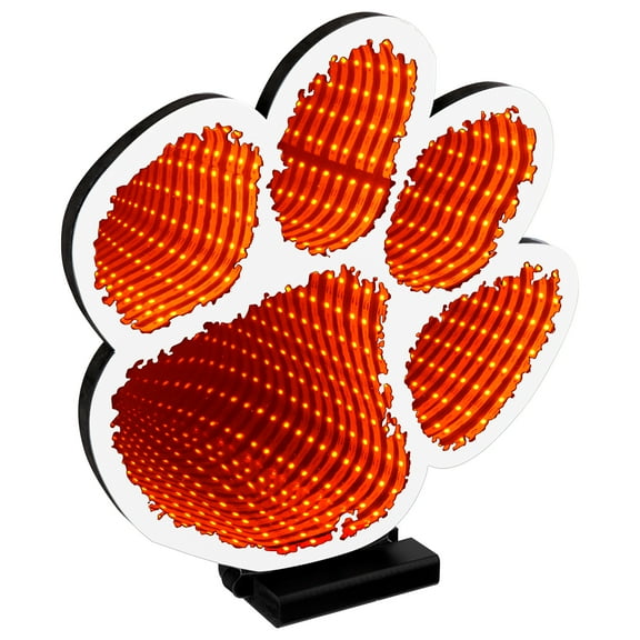 Clemson Tigers LED Infinity Logo Light