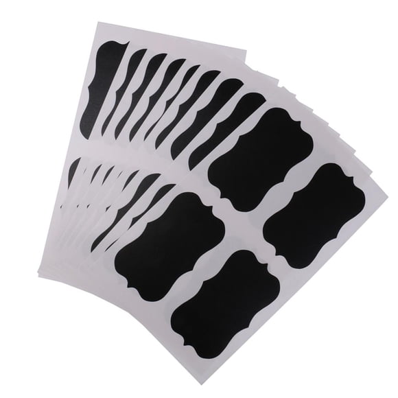 36x Chalk Blackboard Blackboard Sticker Cup Etiqueta adhesiva de