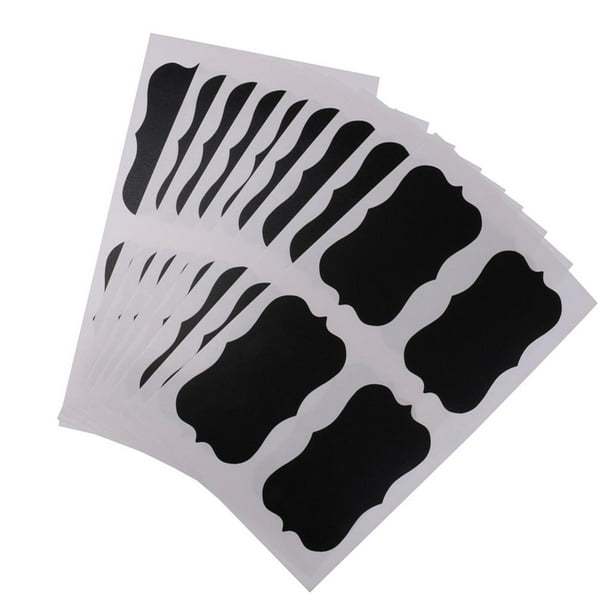 36x Tiza Pizarra Pizarra Taza Jarra Atasco Etiqueta Pared Decalcomanias Diy