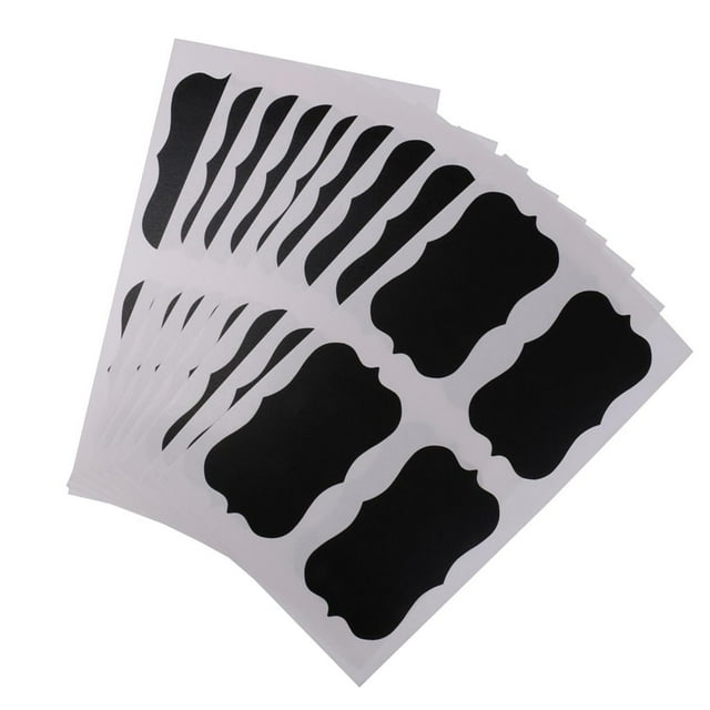 36x Tiza Pizarra Pizarra Taza Jarra Atasco Etiqueta Pared Decalcomanias Diy