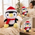 thumbnail image 6 of TOYOUME Penguin Plush Cloth Doll Pillow, Soft Stuffed Christmas Figurine, 9.45 Inches, 1-Piece, for Mantel Tree or Holiday Gift, C, 6 of 8