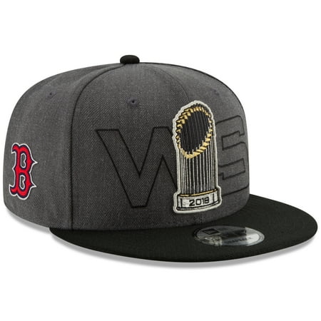 Easter Parade Hat - Boston Red Sox New Era 2018 World Series Champions Parade 9FIFTY Adjustable Hat - Charcoal - OSFA