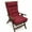 Burgundy, variant on JIAN YA NA Adirondack Chair Cushion, Waterproof Indoor Outdoor High Back Rocking Chair Mat Seat Pad, 49.2''L x 21.6''W x 3''T, Burgundy, 2 Count