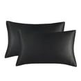 thumbnail image 4 of Funda de almohada de seda sintética Funda de almohada Funda de almohada de lijado Funda de almohada de color sólido, 4 of 5