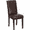 Dark Brown, variant on Flash Furniture Godrich Panel Back Parsons Chair, Black