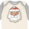 thumbnail image 4 of Inktastic Cute Santa Claus Face Boys or Girls Long Sleeve Baby Bodysuit, 4 of 5