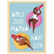 Paper House Productions Girls Just Want to Have Sun Die-Cut 3.25" Vinyl Sticker