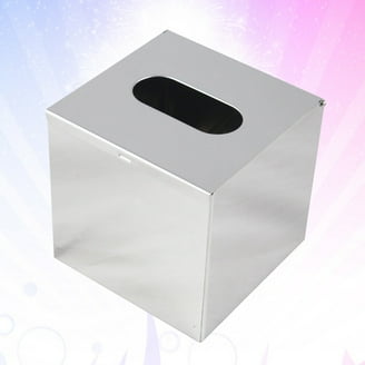Loinhgeo Large Capacity Tissue Box Cover With Lid – Black Plastic Holder For Tissues & Dryer Sheets
