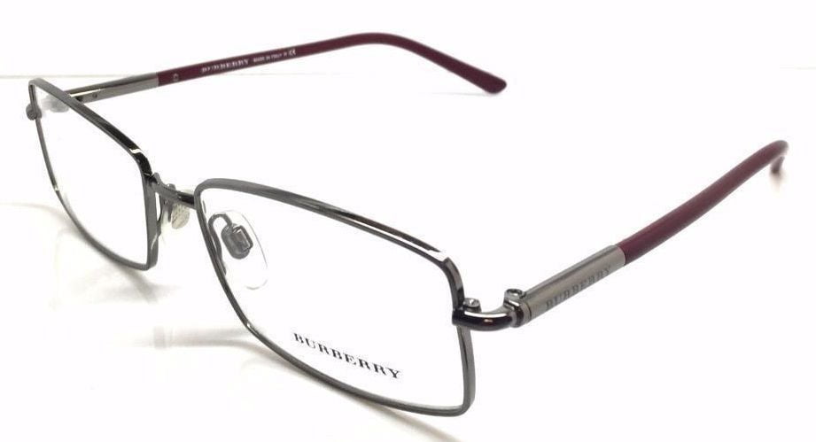 Burberry Men's Rectangular Eyeglass Frames B1239 54mm Burgundy 