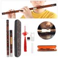thumbnail image 4 of Bamboo Flute, Cupronickel Connector Sound Is Full Bitter Bamboo Flute, For Beginner Bamboo Lovers, 4 of 8