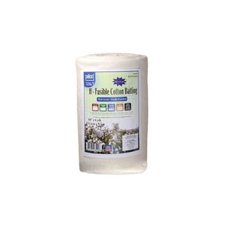 Pellon Fusible Cotton Quilting Batting. off-White. 45 x 6 Yards by the  Bolt 1 Pack