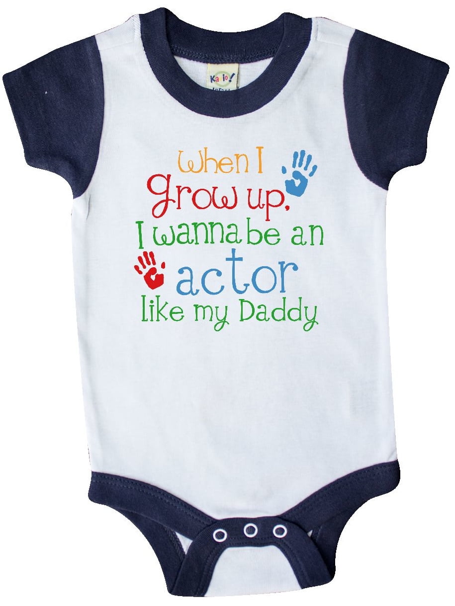 inktastic Daddys Little Actress Movie Star Infant Creeper