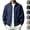 Dark Blue 05#, variant on Men's Lightweight Jackets Full Zip Up Windbreaker Laydown Collar Light Coat Stylish Casual Golf Jacket with Pockets