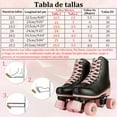thumbnail image 3 of SolarSoda Roller Skates for Women Girls, Light up Wheels Skates for Adult,Black Pink(Women 6.5), 3 of 12