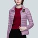 thumbnail image 3 of Chaquetas y abrigos casuales de manga larga sin capucha para mujer, chaqueta acolchada de manga larga con cuello alto y cremallera, abrigo de invierno con bolsillos para mujer, 3 of 6
