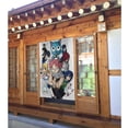 thumbnail image 3 of Cortina para puerta de Natsu Dragneel, cortina opaca con estampado de patrón, cortina divisoria para habitación, tapiz para decoración del hogar, 34" de ancho x 56" de largo, 3 of 7