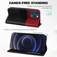thumbnail image 3 of Allytech Wallet Case for iPhone 11 Pro with Cute Cartoon Pattern, 3 Card Slots + 1 Cash Slot + Wrist Strap, Premium PU Leather Stand Magnetic Clasp Shockproof Protective Case, Black, 3 of 8