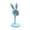 blue, variant on Adorable Cartoon Plastic Phone Holder Foldable Multiple Device Support Stable Desktop Organizers for Travel