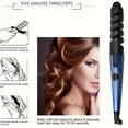 thumbnail image 2 of Three-piece Hair Crimper, Professional Fast Heating Curling Wand, Interchangeable Hot Tools Curling Iron for Women Travel essentials Easter gifts for Mom daughter and wife,  Suerbeaty Curling Iron Bru, 2 of 5