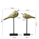 thumbnail image 3 of Juego De Figuras De Pájaros Modernas Y Reloj De Pared Con Forma De Flor, Elegantes Esculturas De Animales Y Reloj Decorativo Para La Decoración De La Entrada Del Escritorio Del Dormitorio., 3 of 8