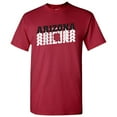 thumbnail image 6 of Arizona Retro Repeat - Sports Team City Pride Tailgating T Shirt - 3X-Large - Cardinal, 6 of 6