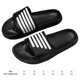 thumbnail image 2 of Sandalias de playa de verano transpirables con toboganes acuáticos a rayas para hombre para interiores y exteriores, 2 of 8