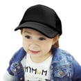 thumbnail image 4 of DALIX Infant Trucker Hat Baby Girls Boys Cap in Black/White (2-Pack), 4 of 6