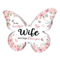 thumbnail image 1 of Fiudx Recuerdo de Acrílico para Esposa Romántica, Regalo de Aniversario Único, Placa con Mensaje de Amor Significativo, Decoración Elegante para El Hogar, San Valentín, Cumpleaños, 1 Pieza de Adorno., 1 of 4