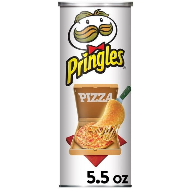 Pringles, Potato Crisps Chips, Pizza Flavored, 5.5 Oz