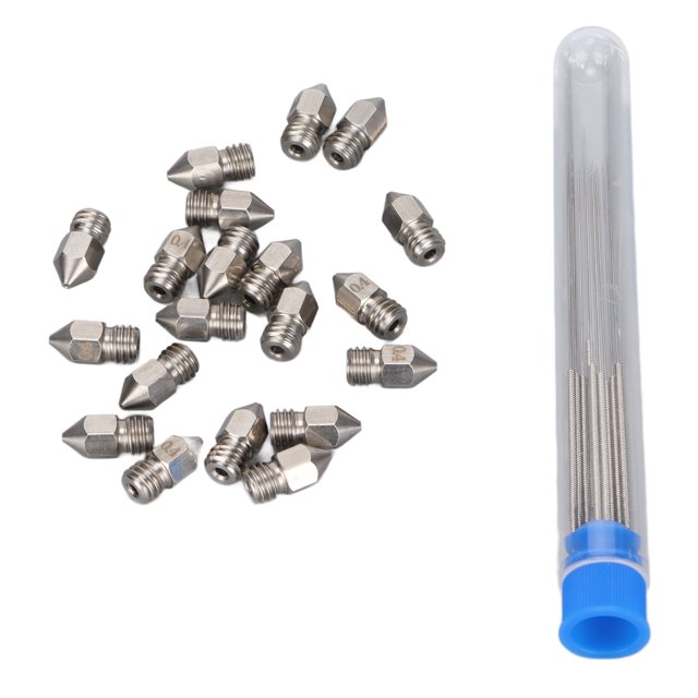 Kit de Limpieza de Boquillas de Impresora 3D ANGGREK Acero Inoxidable MK8 Portátil