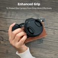 thumbnail image 4 of Portable Camera Protective Case Retro Style Camera Case Carry Bag Opening Bottom Design with Shoulder Strap Replacement for Fujifilm XS20/X-S20 Camera, 4 of 6
