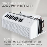 Cooper & Hunter 12000 BTU Smart PTAC / PTHP Package Terminal Air Conditioner Heater 230V Covers 550 Sq Ft WiFi
