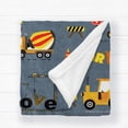 thumbnail image 4 of Truck Blanket for Boys, Cars Toddler Flannel Blanket for Boys, Construction Vehicle Blankets for Baby, Trucks Car Lovers Blanket, Cozy Warm Blanket for Baby Kids, Birthday Gifts, Inch Grey(40"x50"), 4 of 8