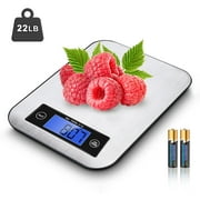 Bromech Food Scale 22lb Digital Kitchen Scale Stainless Steel for Healthy Recipes Keep Fit Bake Pet Food