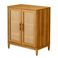 thumbnail image 3 of Better Homes & Gardens Springwood Caning Bar Cabinet, Light Honey Finish, 3 of 14
