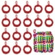 thumbnail image 1 of Uxcell 100 Pcs Bucles de Repuesto para Telar de Agarraderas, Bucles de Repuesto Elásticos para Tejer en Colores Arcoíris para Manualidades DIY para Niñas, Telar de 7" de Tejer, Rojo, 1 of 6