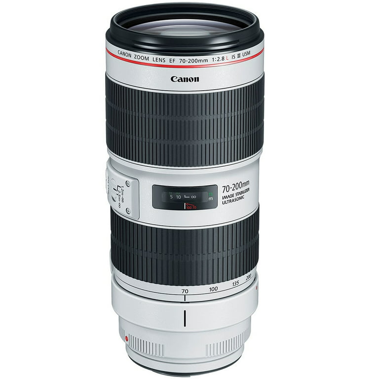 EF Telephoto USM Cameras SLR Digital f/2.8L 3044C002AA Lens 70-200mm for Canon IS III