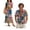 Tropical Floral Print, variant on Jeiento Couples Matching Outfits Womens Hawaiian Dresses Coconut Tree Mens Short Sleeve Button Down Shirts Maxi Summer Dresses for Women Casual Long Sleeveless Crewneck Dress