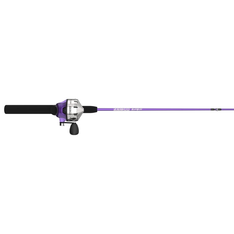 Zebco 202 ZeeBee Spincast Reel and Fishing Rod Combo, 5-Foot 6