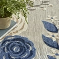 thumbnail image 4 of Nourison Aloha Indoor/Outdoor Blue/Grey 7'10" x 10'6" Area Rug, (8x11), 4 of 10