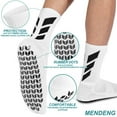 thumbnail image 4 of MENDENG Non Anti Slip Skid Men's Soccer Socks - Training Running Hiking Athletic Yoga Hospital, 4 of 6