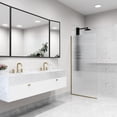 thumbnail image 5 of Vigo VG6075MBFL3474 Zenith 74" High X 34" Wide Shower Screen Semi Frameless Shower Door -, 5 of 7